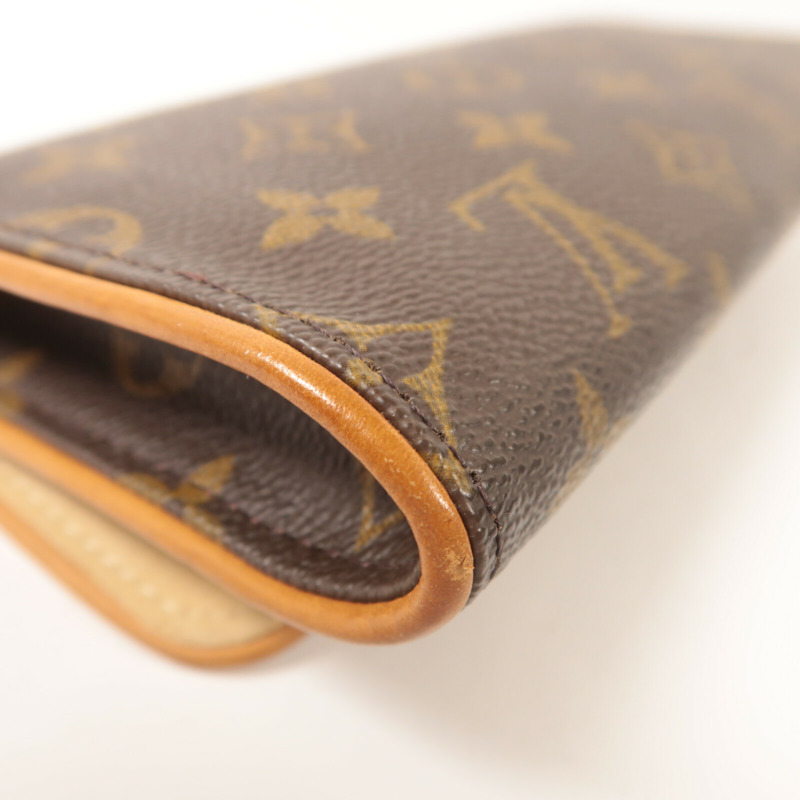 LOUIS VUITTON Monogram Pochette Twin GM肩背袋-11