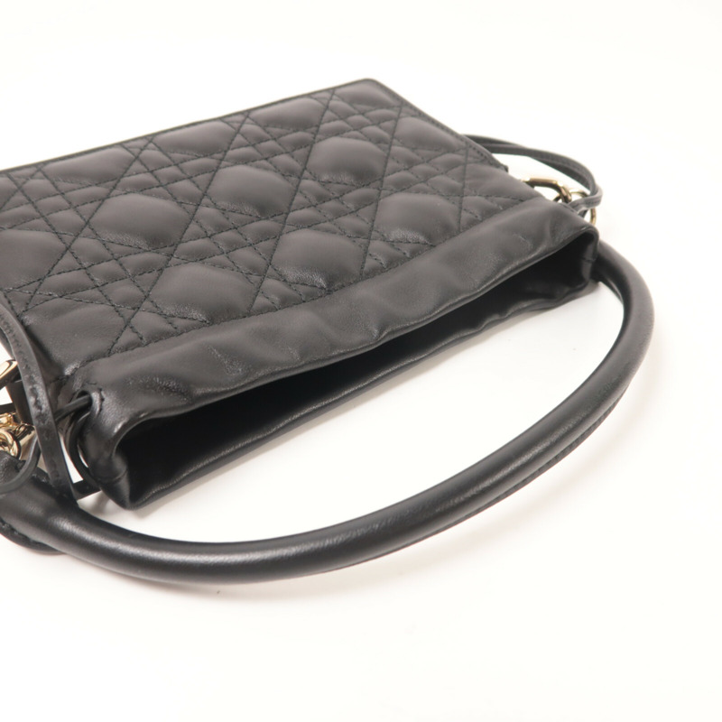 Dior 羊皮皮革Lady Dior Milly手挽肩背兩用袋-7