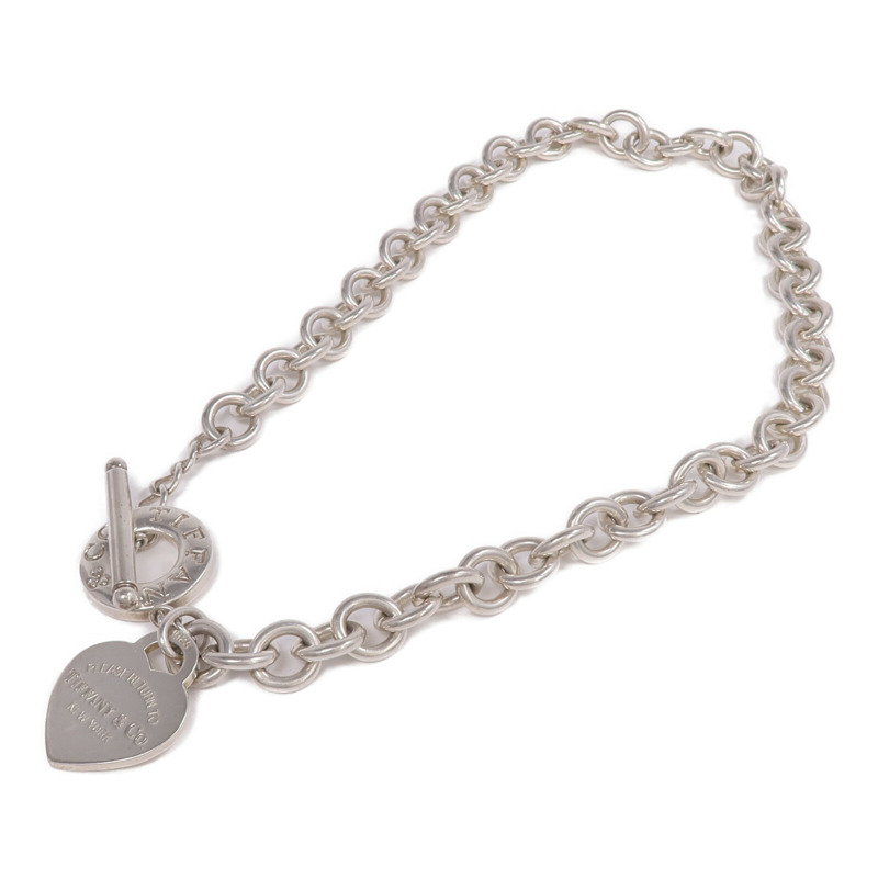 TIFFANY＆CO 925純銀Return to Tiffany Heart Tag Necklace項鍊-3
