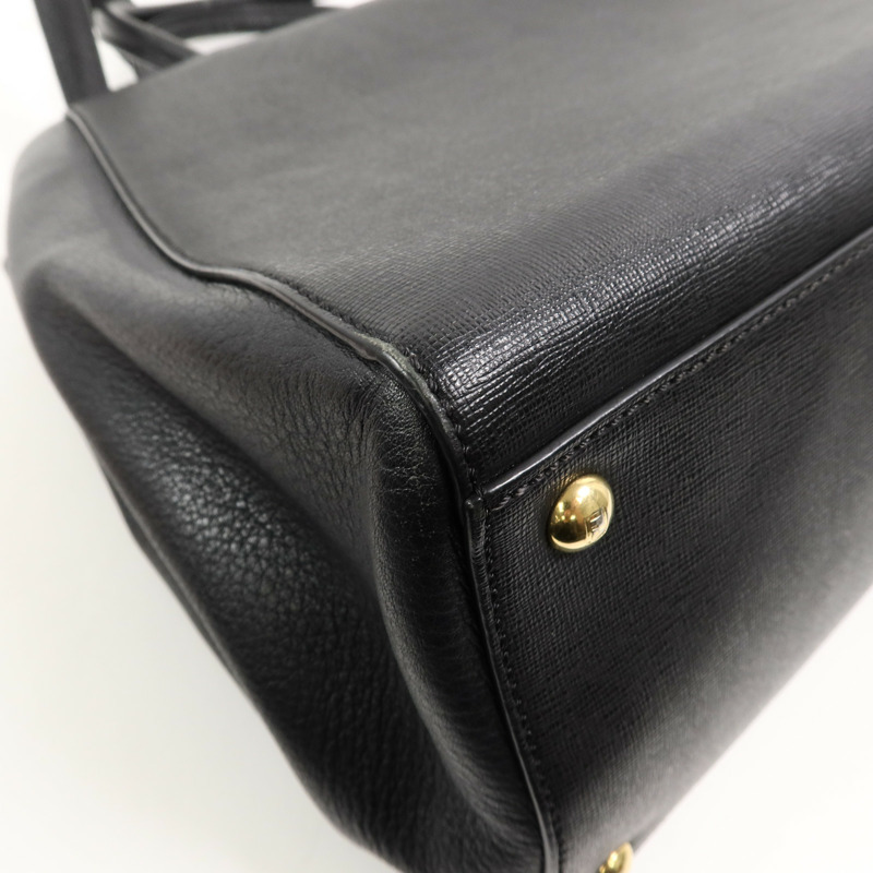 FENDI 牛皮皮革2 Jours金扣手挽肩背兩用袋-12