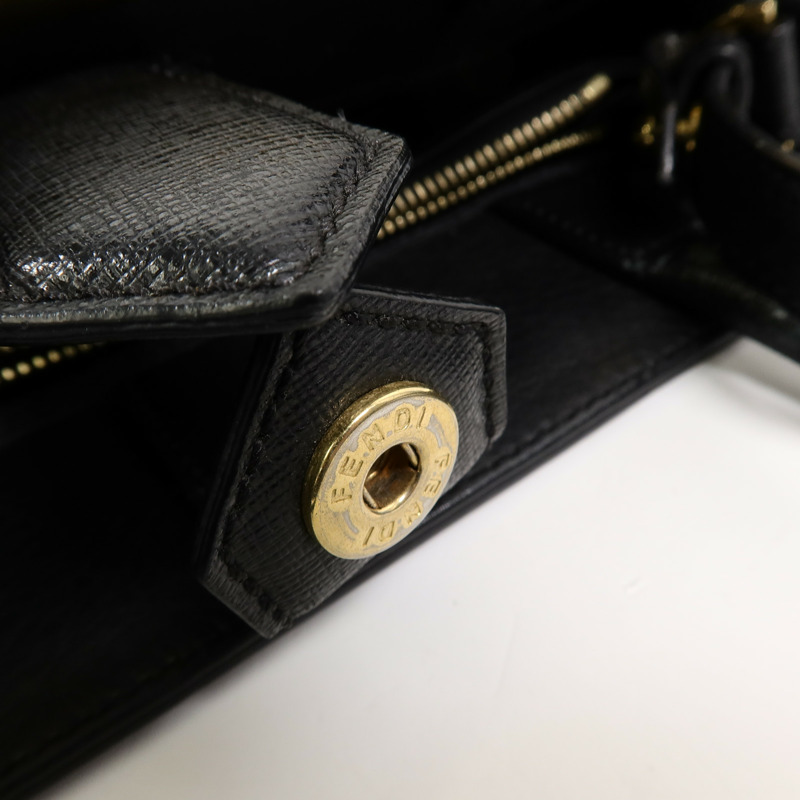 FENDI 牛皮皮革2 Jours金扣手挽肩背兩用袋-13