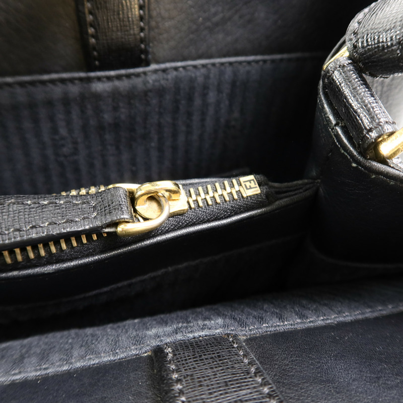 FENDI 牛皮皮革2 Jours金扣手挽肩背兩用袋-14