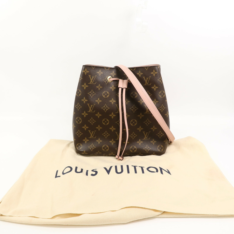 LOUIS VUITTON Monogram Neo Noe金扣肩背袋-9