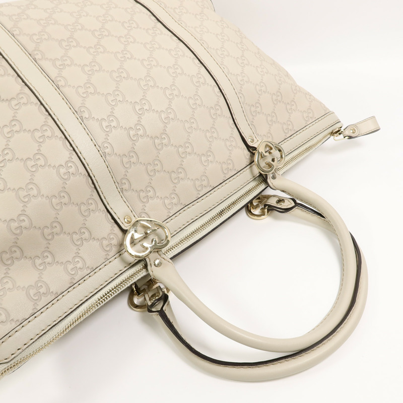 GUCCI 牛皮皮革Guccissima Tote Bag手挽袋-8