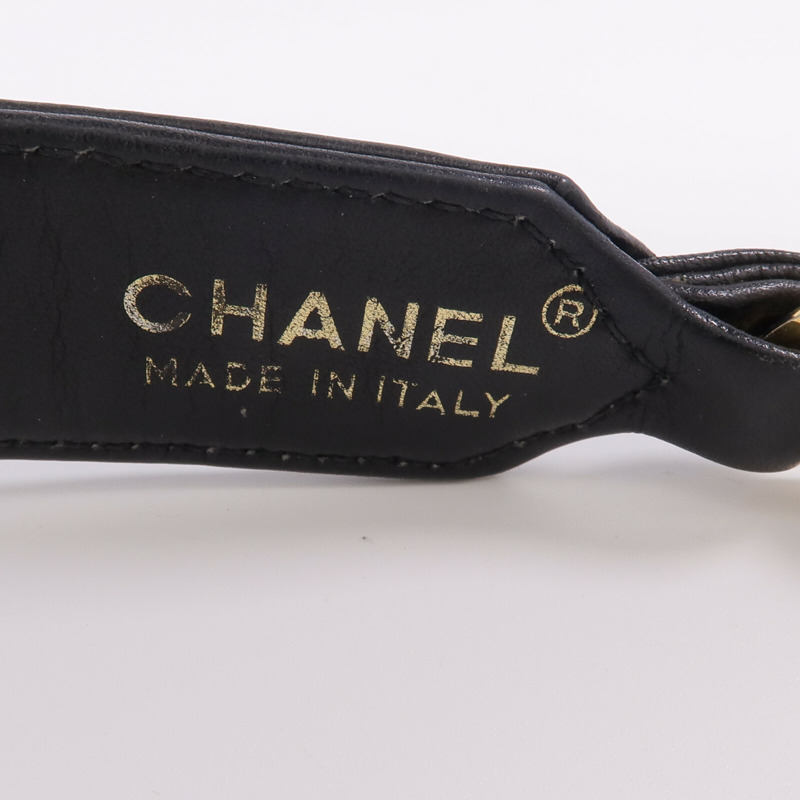 CHANEL 羊皮皮革Vintage Belt皮帶-3