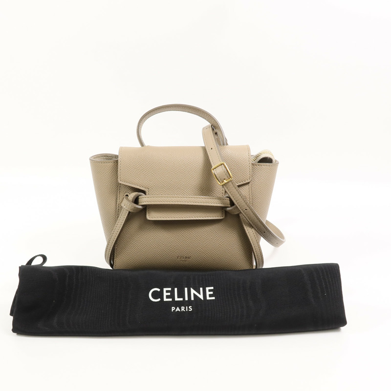 CELINE 牛皮皮革Pico Belt Bag手挽肩背兩用袋-8