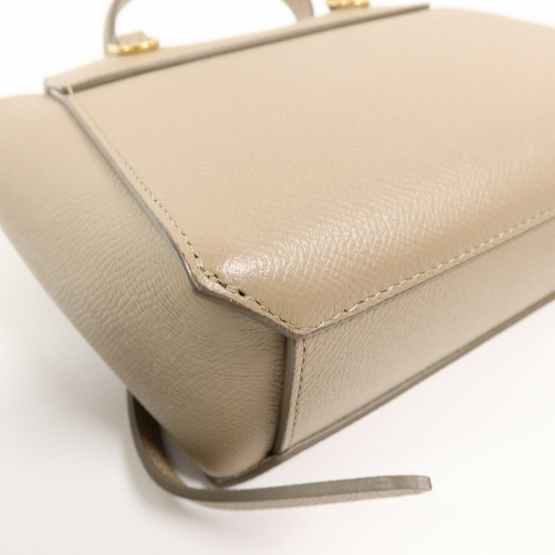 CELINE 牛皮皮革Pico Belt Bag手挽肩背兩用袋-12