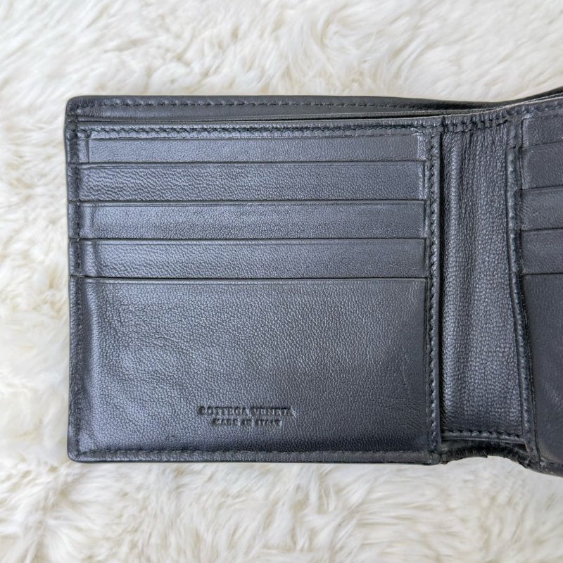 Bottega Ventea 黑色 短銀包-5