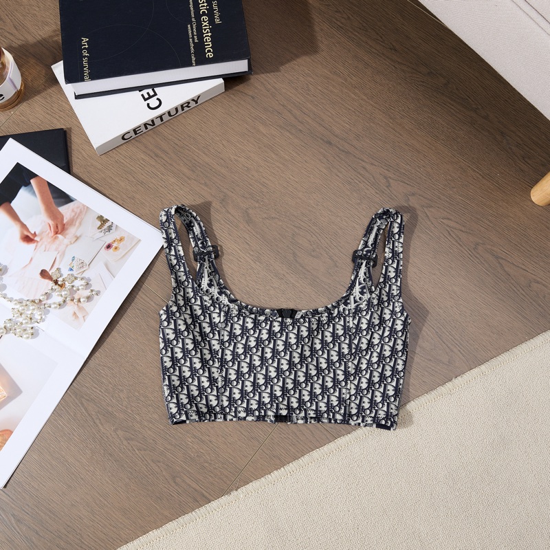 Dior经典老花拉链吊带背心-6