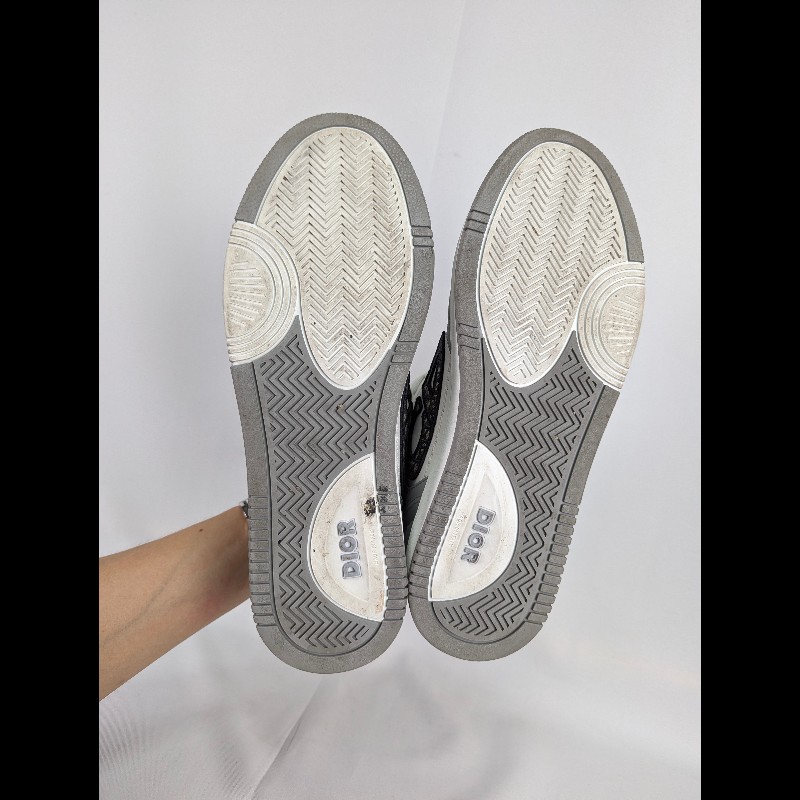莉亞精品♡Dior B57 灰白運動鞋 尺碼43 二手美品-4