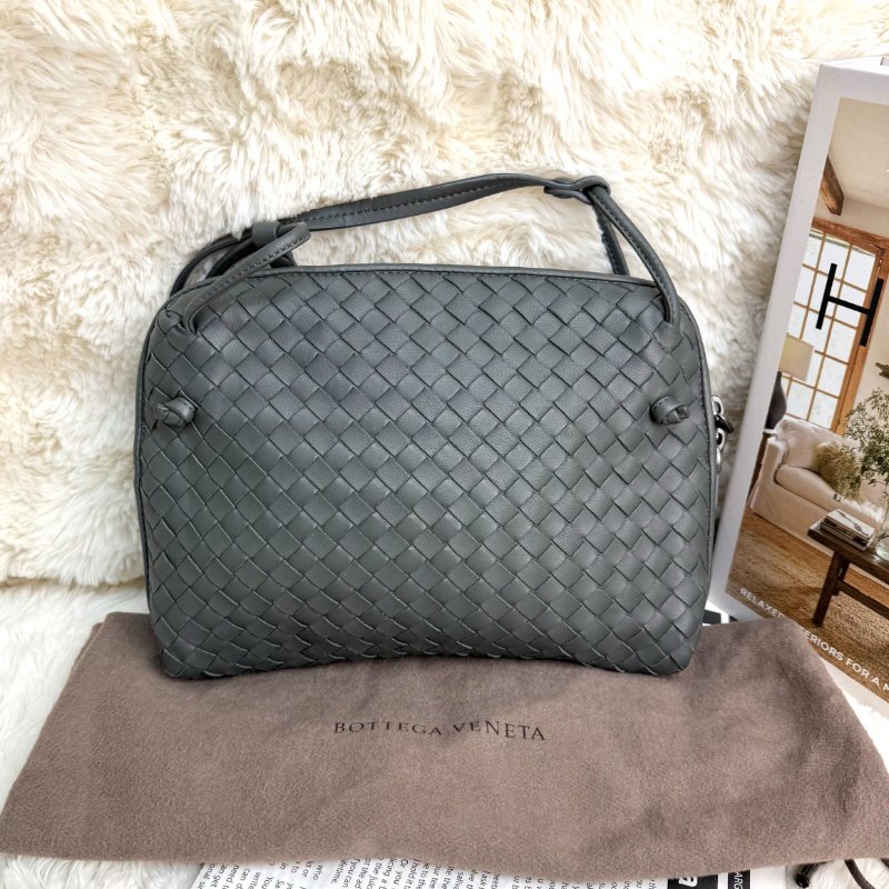 Bottega Veneta Nodini 深灰色 編織 羊皮-0