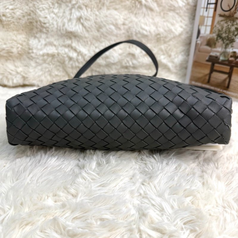Bottega Veneta Nodini 深灰色 編織 羊皮-4
