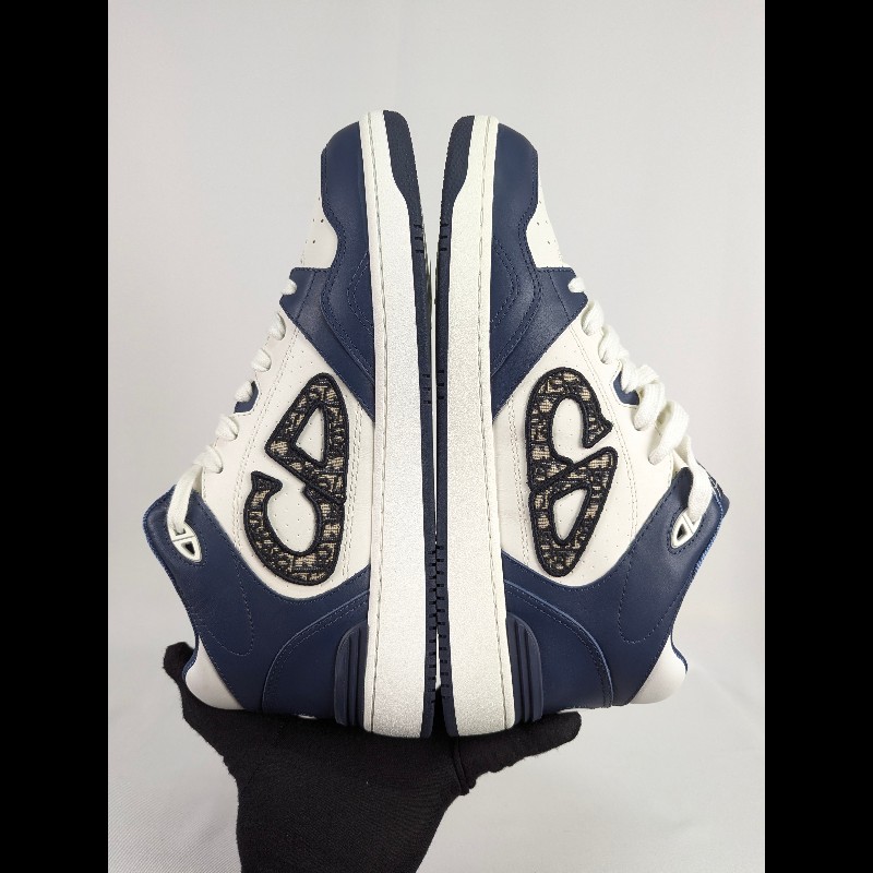 莉亞精品♡Dior B57 藍白運動鞋 尺碼43 近新閒置-5