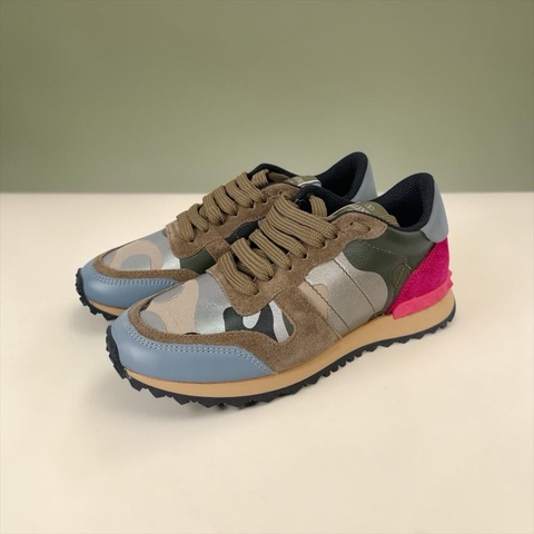 莉亞精品♡ Valentino 迷彩運動鞋#36.5 二手