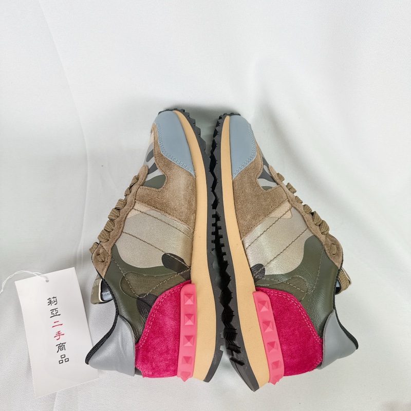 莉亞精品♡ Valentino 迷彩運動鞋#36.5 二手-4