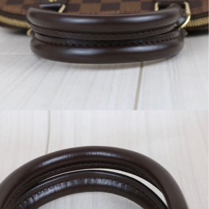 「JL精品代購」98新 Lv 棕色棋盤格貝殼包 alma BB-5