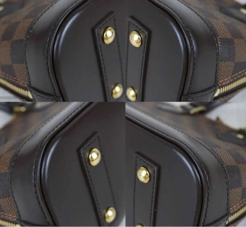 「JL精品代購」98新 Lv 棕色棋盤格貝殼包 alma BB-7