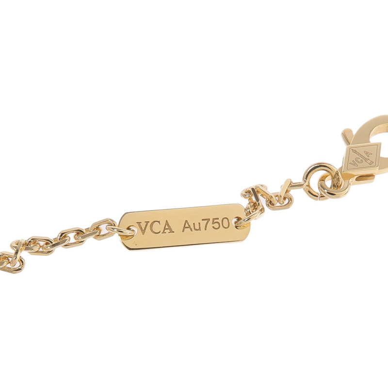 Van Cleef & Arpels 18K黃金/白金Two Butterfly Pendant鑽石項鍊-6