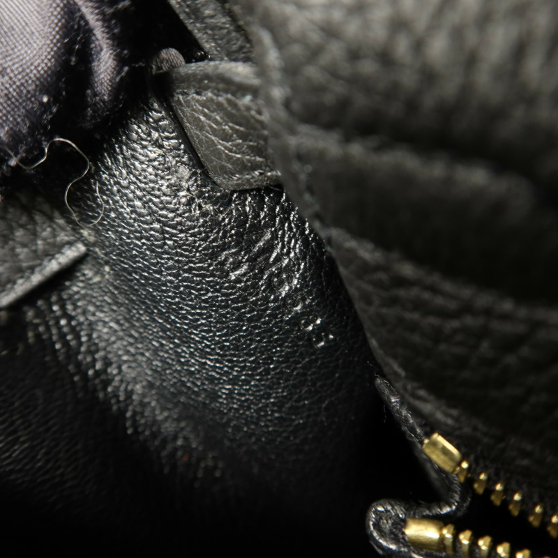 HERMES Togo皮革Kelly 25手挽肩背兩用袋Noir-6