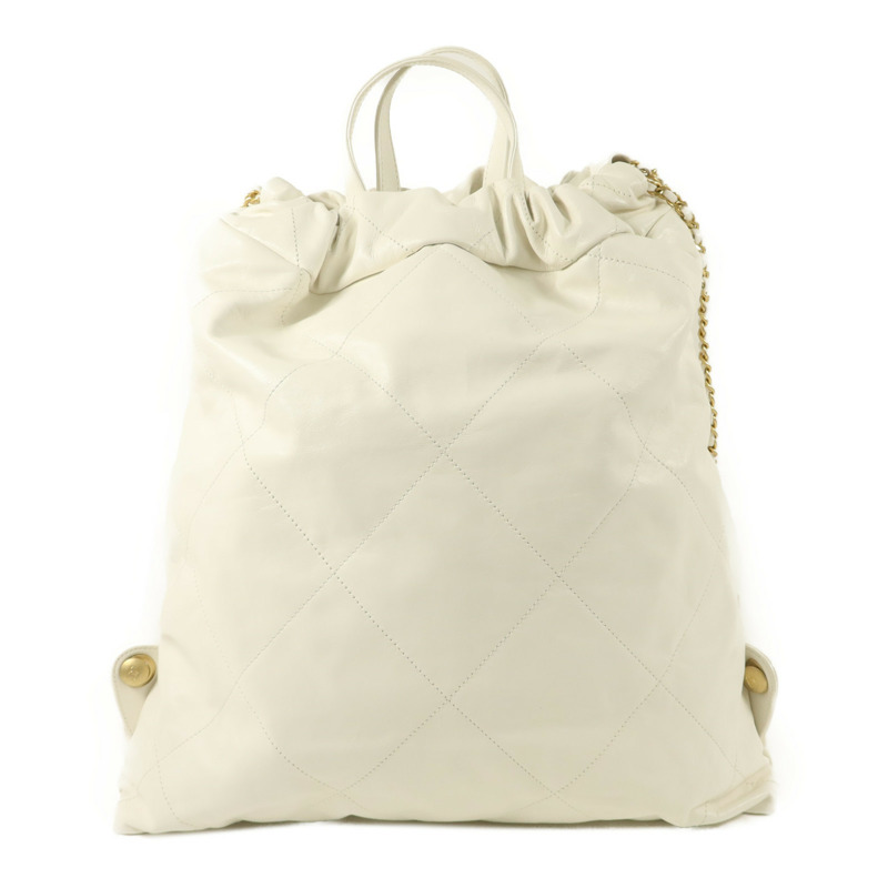 CHANEL 牛皮皮革Chanel 22 Backpack背包-1