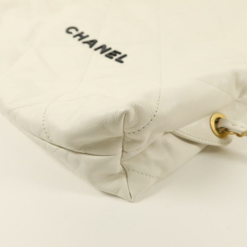 CHANEL 牛皮皮革Chanel 22 Backpack背包-12