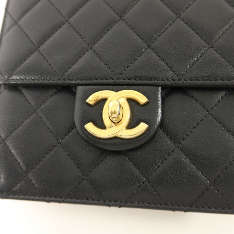 CHANEL 牛皮皮革Small Pearl Flap Bag鏈帶肩背袋-10