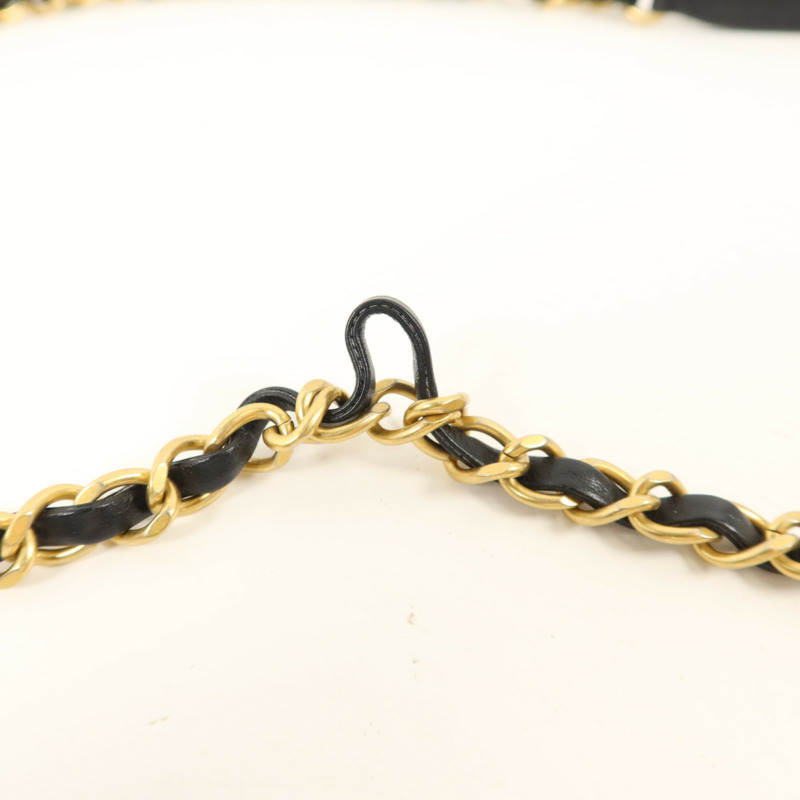 CHANEL 牛皮皮革Small Pearl Flap Bag鏈帶肩背袋-17