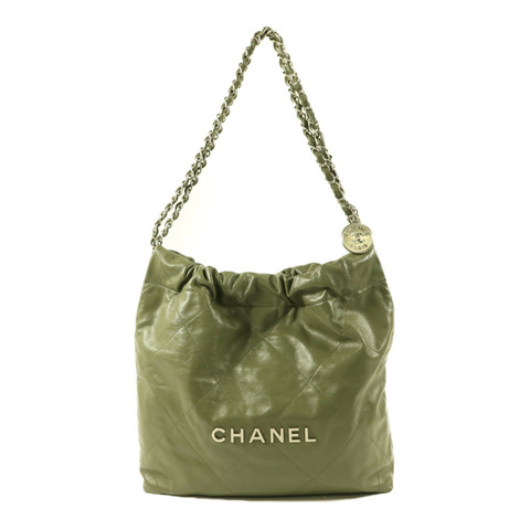 CHANEL 牛皮皮革Chanel 22 Small鏈帶肩背袋