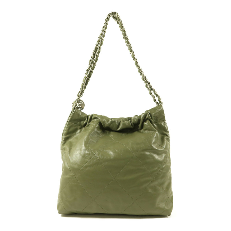 CHANEL 牛皮皮革Chanel 22 Small鏈帶肩背袋-1