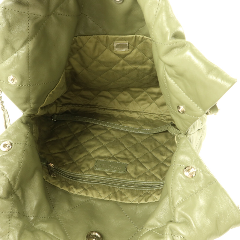 CHANEL 牛皮皮革Chanel 22 Small鏈帶肩背袋-4