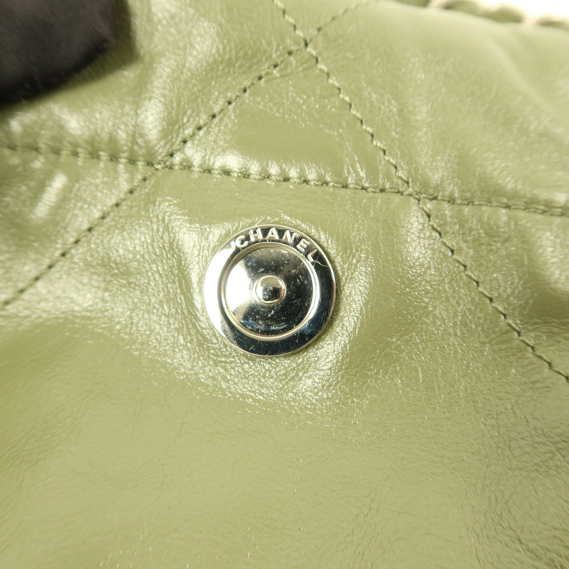 CHANEL 牛皮皮革Chanel 22 Small鏈帶肩背袋-11