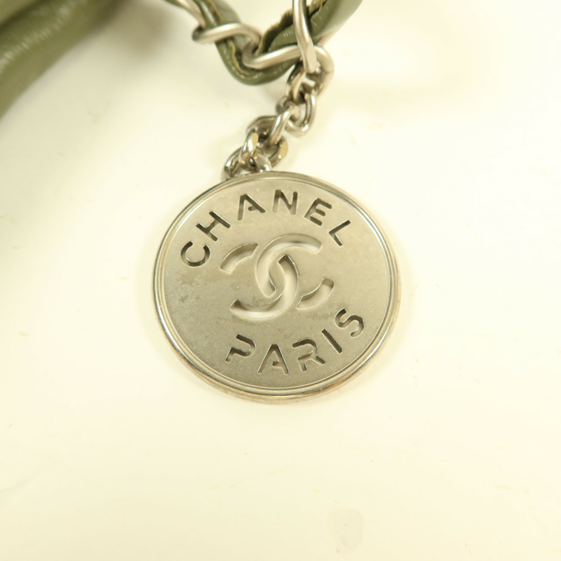 CHANEL 牛皮皮革Chanel 22 Small鏈帶肩背袋-12