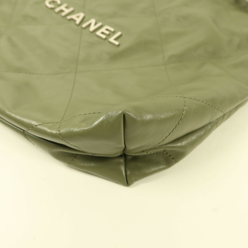 CHANEL 牛皮皮革Chanel 22 Small鏈帶肩背袋-13