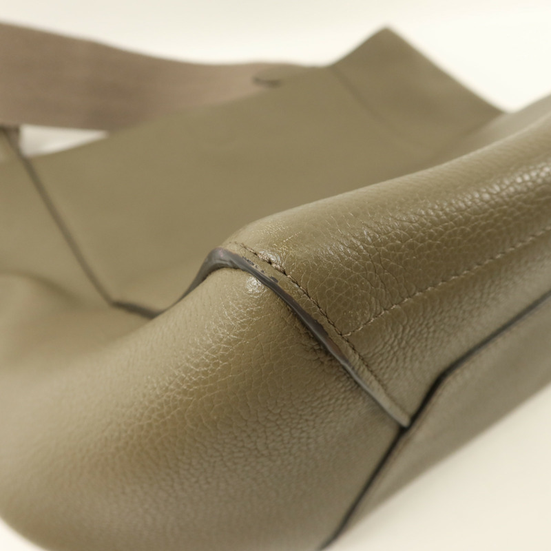 CELINE 牛皮皮革Sangle Bucket Bag肩背袋-14