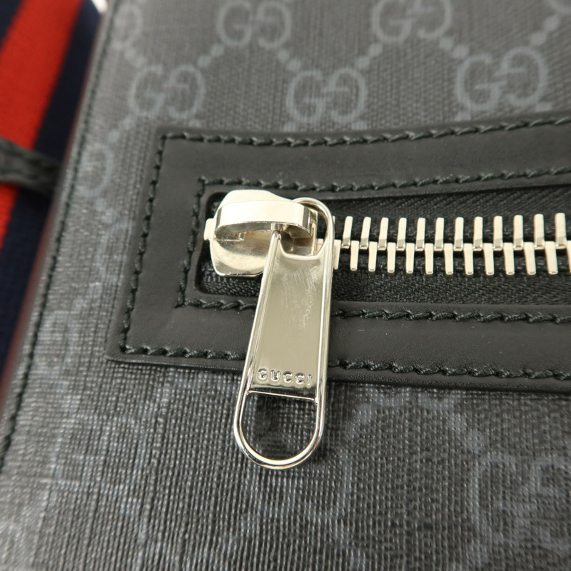 GUCCI 塗層帆布GG Supreme肩背袋-9