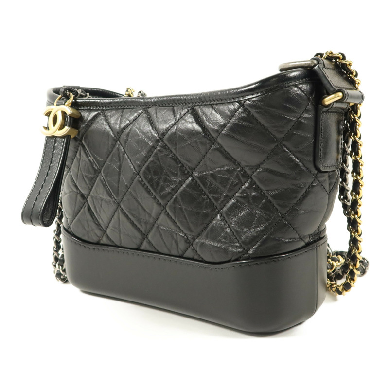 CHANEL 牛皮皮革Gabrielle Small鏈帶肩背袋-2