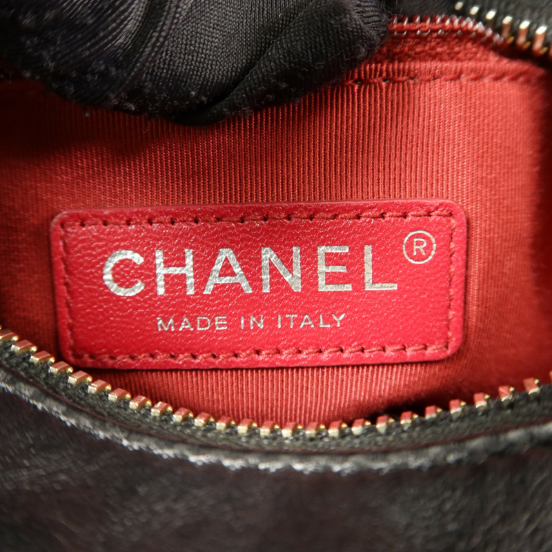 CHANEL 牛皮皮革Gabrielle Small鏈帶肩背袋-5