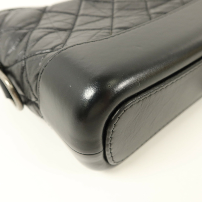 CHANEL 牛皮皮革Gabrielle Small鏈帶肩背袋-15