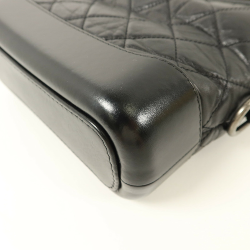 CHANEL 牛皮皮革Gabrielle Small鏈帶肩背袋-16