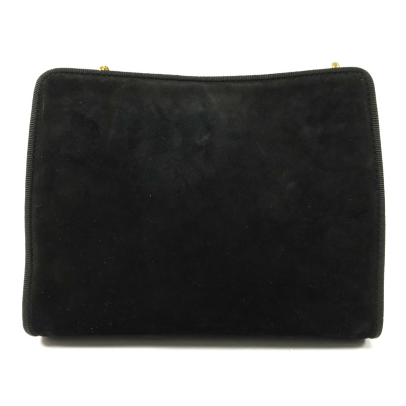 Salvatore Ferragamo 麂皮皮革Shoulder Bag鏈帶肩背袋-1