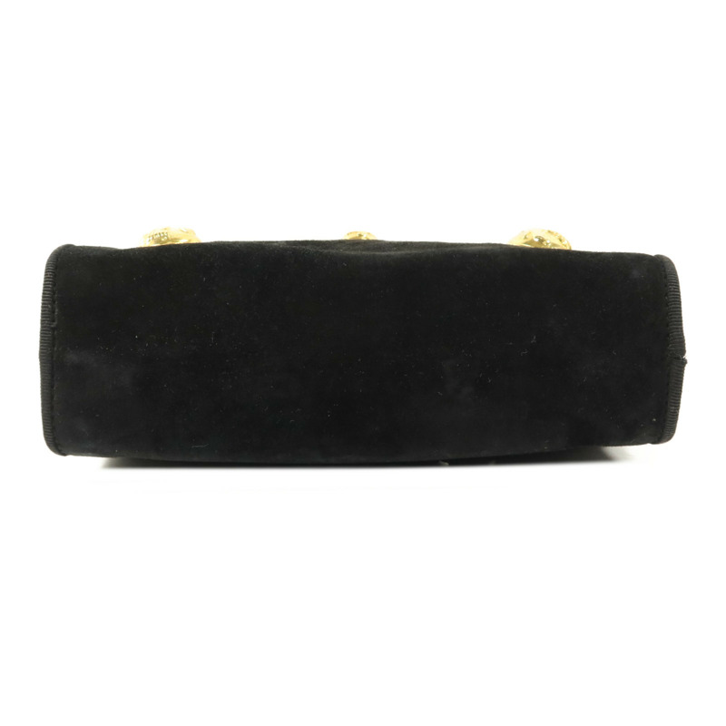 Salvatore Ferragamo 麂皮皮革Shoulder Bag鏈帶肩背袋-3