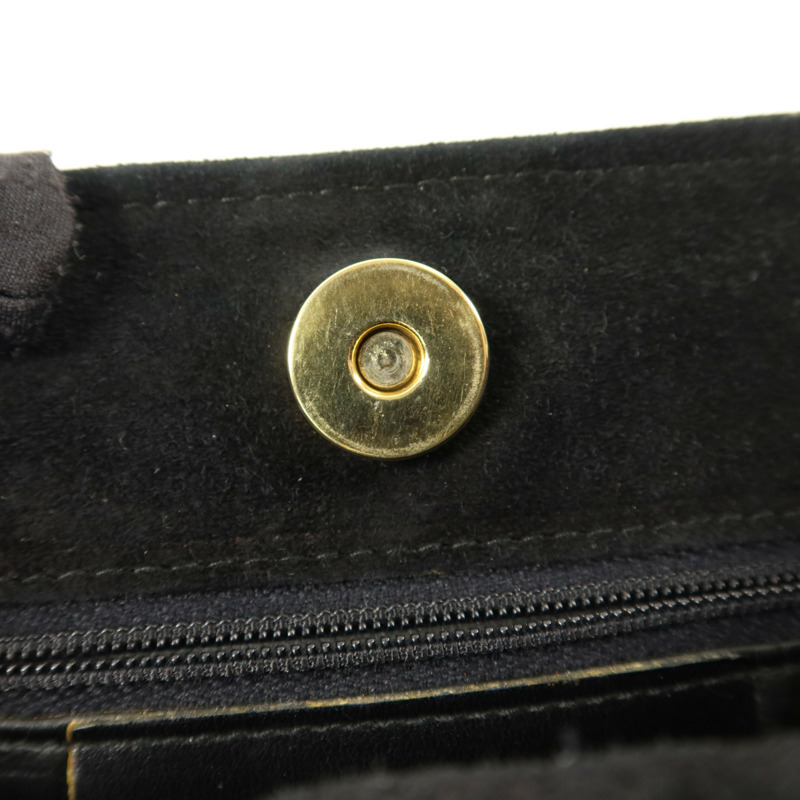 Salvatore Ferragamo 麂皮皮革Shoulder Bag鏈帶肩背袋-9