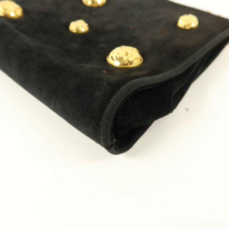 Salvatore Ferragamo 麂皮皮革Shoulder Bag鏈帶肩背袋-10