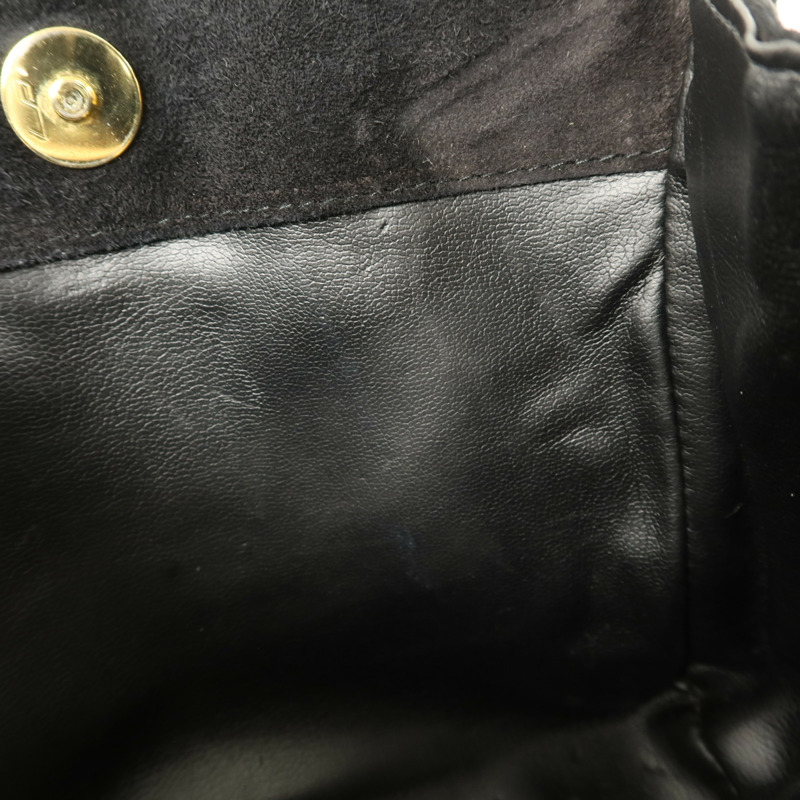 Salvatore Ferragamo 麂皮皮革Shoulder Bag鏈帶肩背袋-14