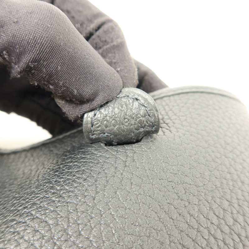 HERMES Clemence皮革Evelyne TPM肩背袋Noir-6