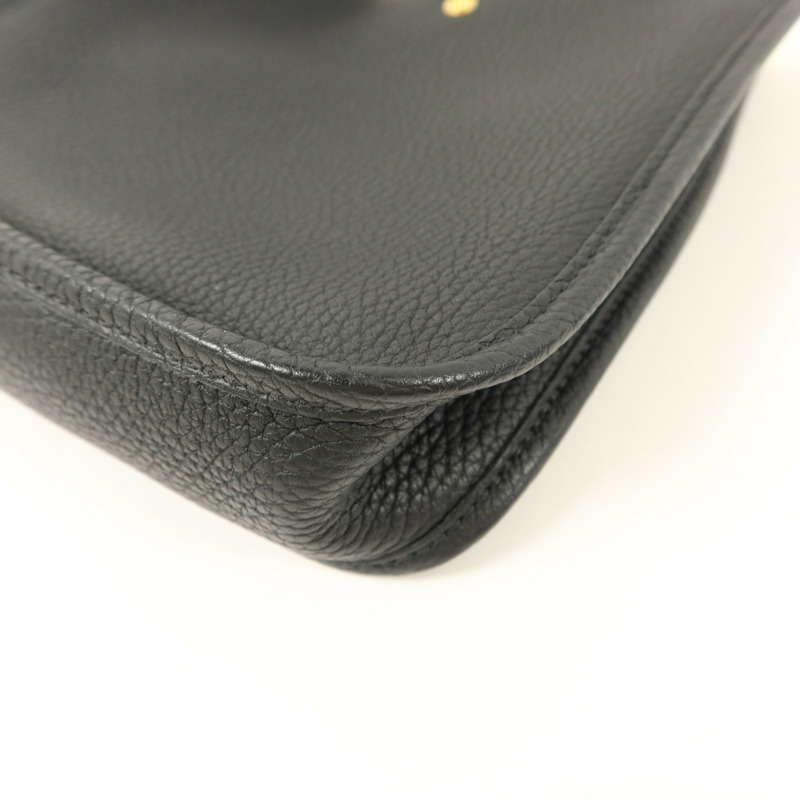HERMES Clemence皮革Evelyne TPM肩背袋Noir-13