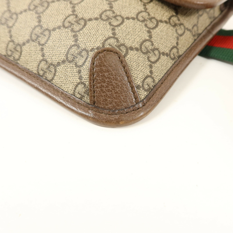 GUCCI 塗層帆布Neo Vintage GG Supreme Belt Bag腰包-11