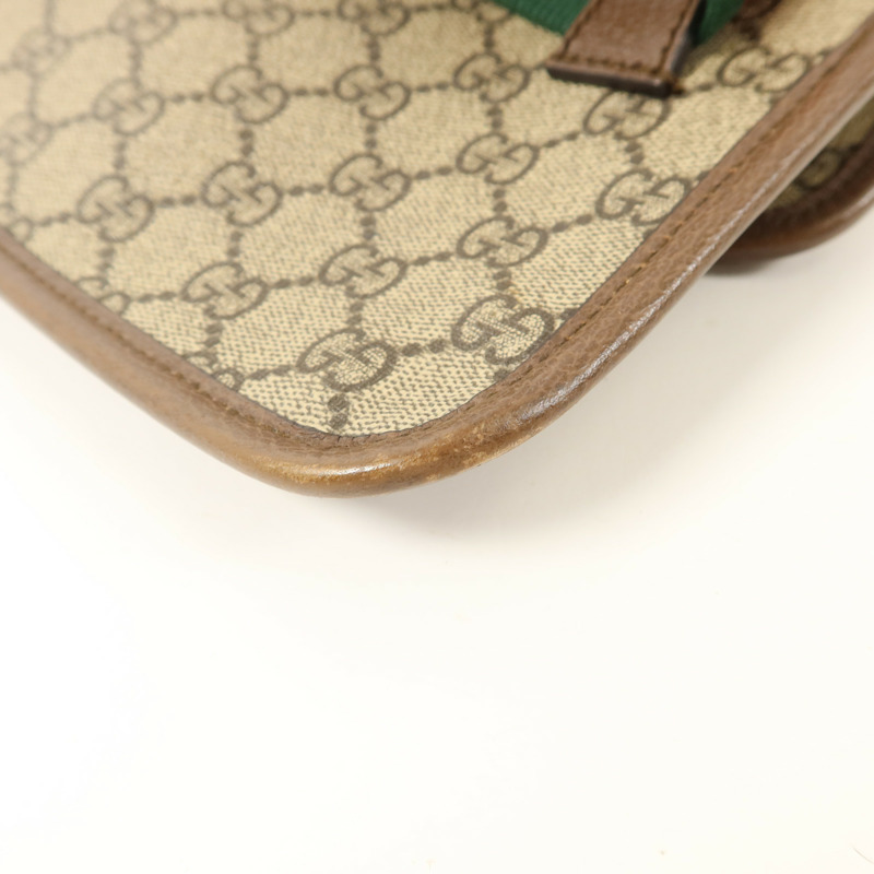 GUCCI 塗層帆布Neo Vintage GG Supreme Belt Bag腰包-13