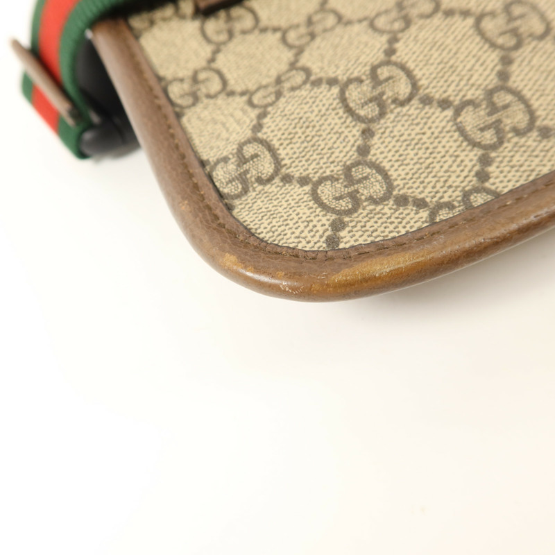 GUCCI 塗層帆布Neo Vintage GG Supreme Belt Bag腰包-14