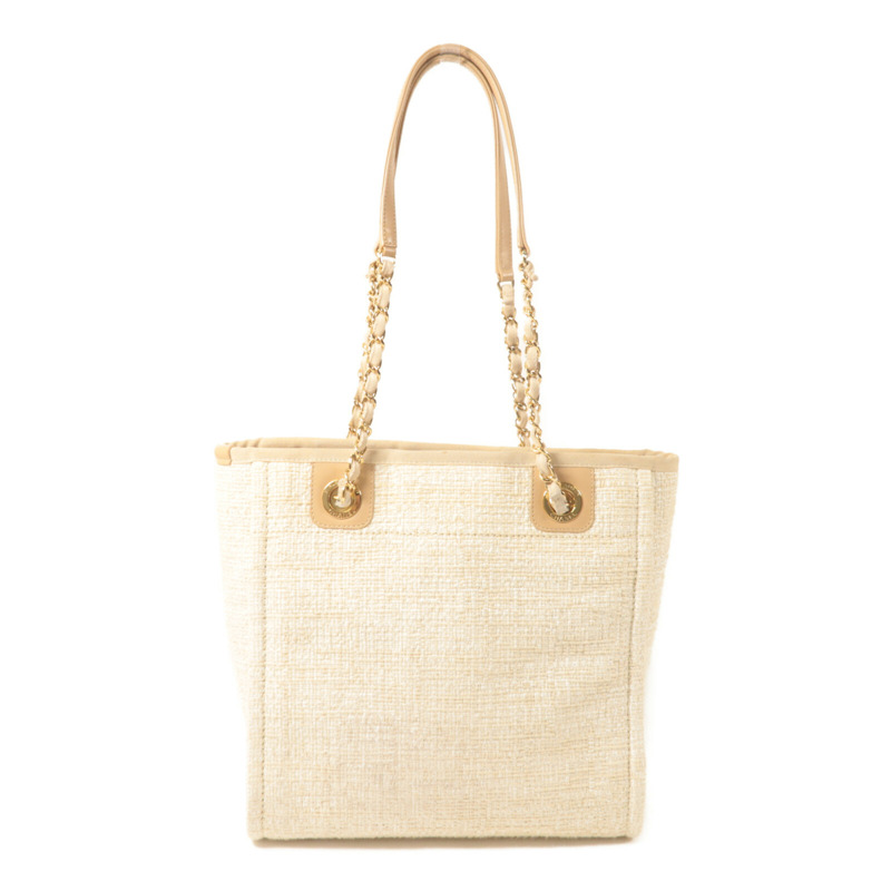 CHANEL 帆布Deauville Tote手挽袋-2